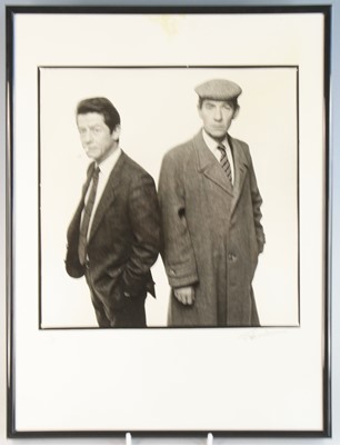 Lot 355 - Trevor Leighton, (b.1957), a pair of black and...