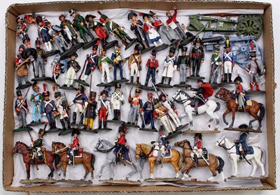 Lot 2011 - 50+ various Del Prado Napoleonic white metal...