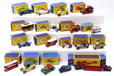 Lot 1544 - A collection of boxed Matchbox Lesney diecasts,...