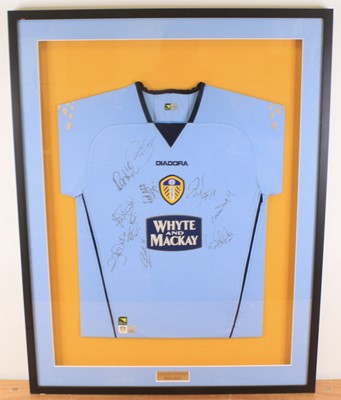 Lot 373 - Football, a multi signed Leeds United shirt...