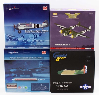 Lot 979A - A collection of four boxed 1/72 scale diecast...