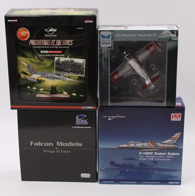 Lot 981 - A group of four 1/72 scale diecast aircraft to...