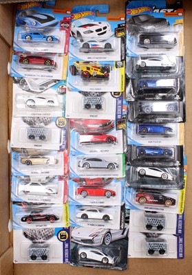 Lot 984 - 26 carded Hotwheels diecasts to include Night...