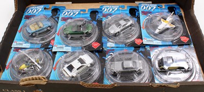 Lot 986 - Eight carded Corgi James Bond 007 diecast...