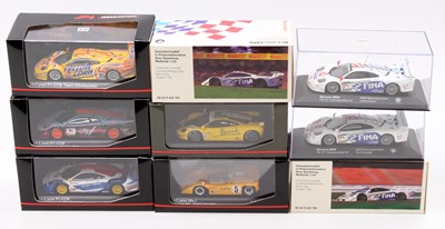 Lot 835 - 7 boxed Minichamps The McLaren Collection...