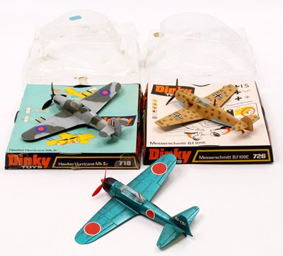 Lot 1438 - Dinky Toys bubble packed aircraft group, 2...