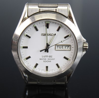 Lot 352 - A box of four assorted watches, to include an...