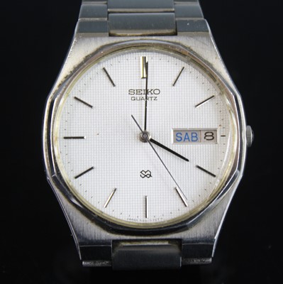 Lot 352 - A box of four assorted watches, to include an...