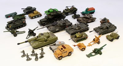 Lot 1472 - A collection of mixed military diecasts, with...