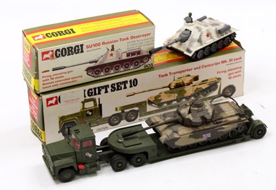 Lot 1270 - Corgi Toys military group to include; Gift Set...