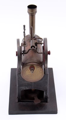 Lot 14 - A German spirit fired horizontal steam boiler,...