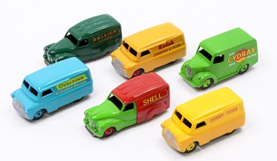 Lot 1416 - Reproduction Dinky Toys trade box containing 6...