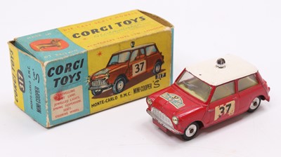 Lot 1054 - Corgi Toys No.317 B.M.C Mini Cooper with red...