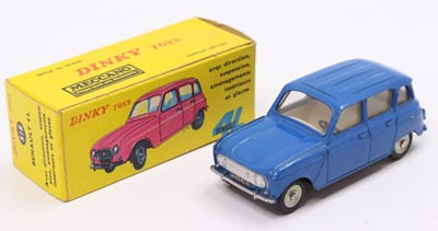 Lot 1427 - French Dinky Toys, 518 Renault 4L, dark blue...