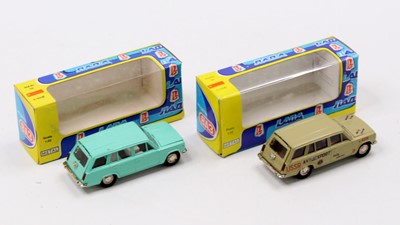 Lot 1624 - Russian diecast 1/43rd scale Lada, 2 examples,...