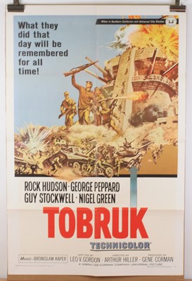 Lot 272 - Tobruk, 1966 U.S. one sheet film poster,...