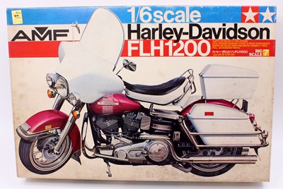 Lot 154 - A Tamiya 1/6th scale Harley Davidson FLH 1200...