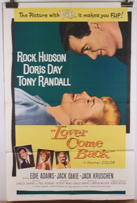 Lot 273 - Lover Come Back To Me, 1962 U.S. one sheet...