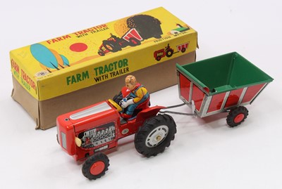 Lot 1772 - Modern Toys Japan tinplate friction drive Farm...