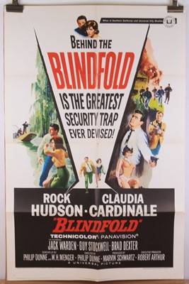 Lot 274 - Blindfold, 1966 U.S. one sheet film poster,...