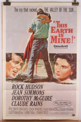 Lot 276 - This Earth Is Mine!, 1959 U.S. one sheet film...