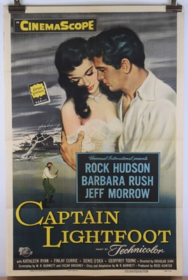 Lot 277 - Captain Lightfoot, 1955 U.S. one sheet film...