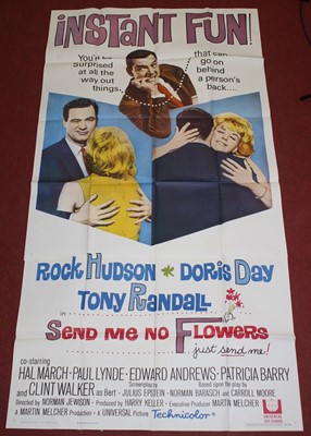 Lot 281 - Send Me No Flowers, 1964 U.S. three sheet film...