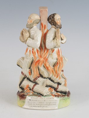 Lot 2072 - A Staffordshire figure group of the Oxford...