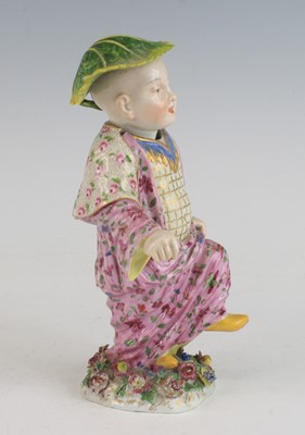 Lot 2085 - A Meissen porcelain nodding figure of a...
