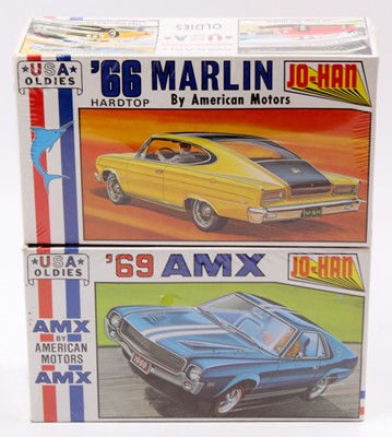 Lot 134 - Jo-Han 1.25 scale, C3666 1966 Rambler Marlin &...