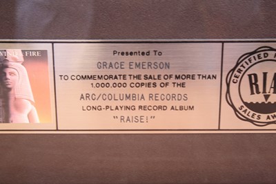 Lot 133 - Earth, Wind & Fire, Raise!, ARC AL 37548, a...