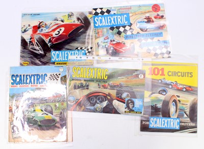 Lot 1804 - Triang Scalextric Early Slot Car Catalogues....