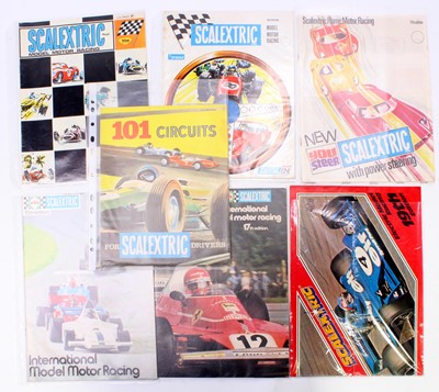 Lot 1866 - Triang Scalextric Mid Slot Car Catalogues....