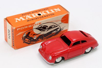 Lot 1561 - Marklin, 8004, Porsche 356, red body with spun...