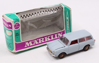 Lot 1580 - Marklin, No.1805 VW Variant 1600 Estate, light...