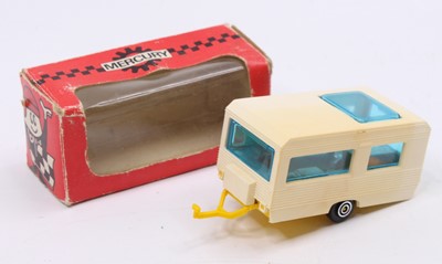 Lot 1585 - Mercury No.804, Caravan, cream plastic body...