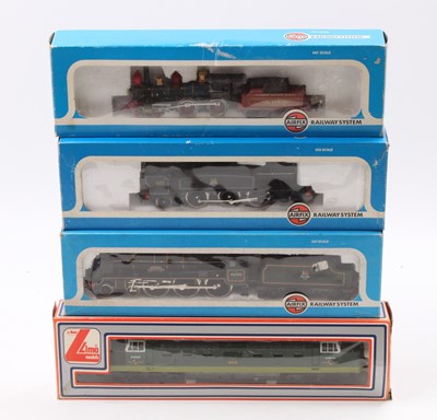 Lot 726 - Four locos: Lima Deltic D9003 two-tone green;...