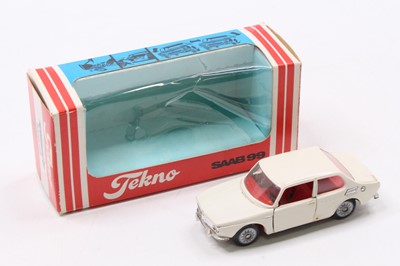 Lot 1595 - Tekno, No.837, Saab 99, white body with red...