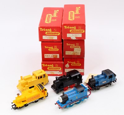 Lot 739 - Six Triang Hornby small locos and 5 even...