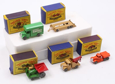 Lot 1505 - Matchbox Lesney boxed model group of 5...