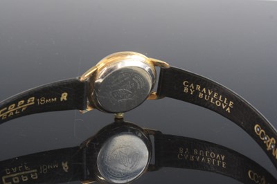 Lot 377 - A gent's Enicar Ultrasonic gold plated cased...