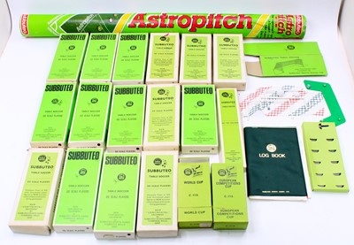 Lot 1828 - A collection of Subbuteo 00 scale Football...