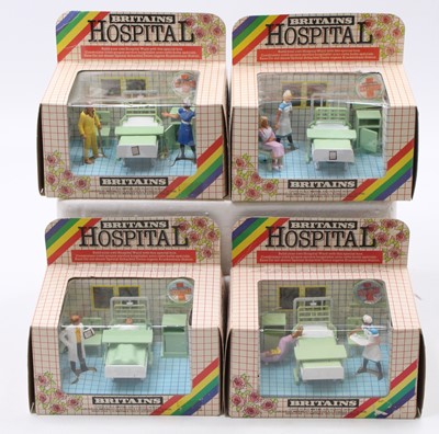 Lot 1976 - Britains Hospital boxed group of 4 comprising...