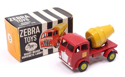 Lot 1640 - Zebra Toys Benbros No.16 / 100 Readymix...