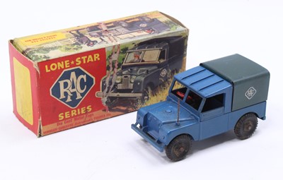 Lot 1637 - A Lone Star Series RAC Land Rover, blue body,...