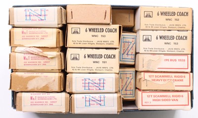 Lot 638 - Eighteen various kits for N-gauge: mainly road...