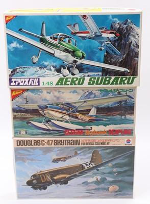 Lot 140 - Nichimo Aircraft kits, 1.48 scale, 17 - Cessna...