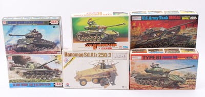 Lot 141 - Crown Tank Radio Control kits, 1.48 scale, 266...