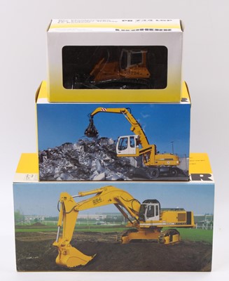 Lot 1699 - An NZG, Brami, and Conrad Liebherr 1/50 scale...