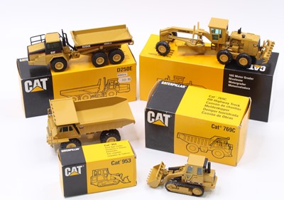 Lot 1706 - An NZG Caterpillar related diecast group, all...